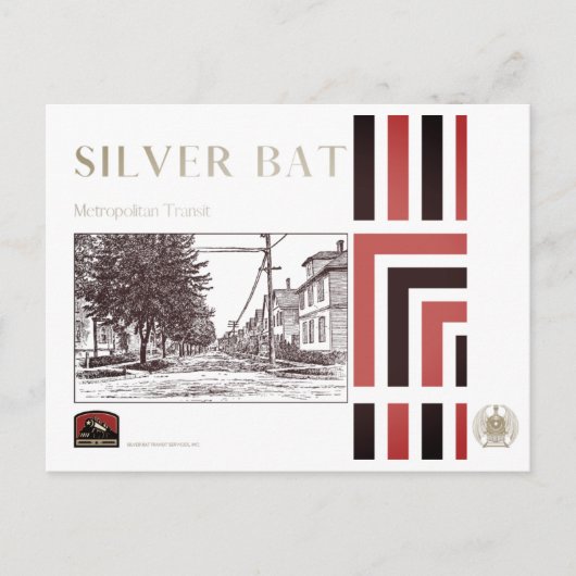 Vintage train postcard postkarte (Vorderseite)