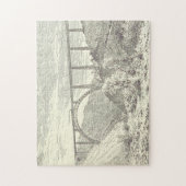 Vintage Train, Rail Bridge Puzzle (Vertikal)