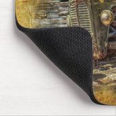 Vintage Traktor alte Scheune Mousepad (Ecke)