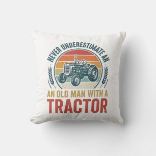Vintage-Traktor-Alter-Mann-Zitat-Shirt-Design_1 Kissen