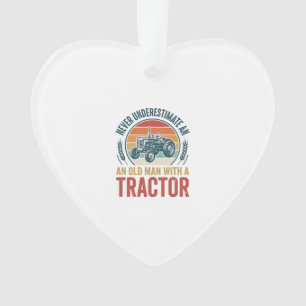 Vintage-Traktor-Alter-Mann-Zitat-Shirt-Design_1 Ornament