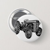 Vintage-Traktor Button (Vorne & Hinten)