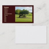 Vintage Traktor-Geschäfts-Karten Visitenkarte (Vorne/Hinten)