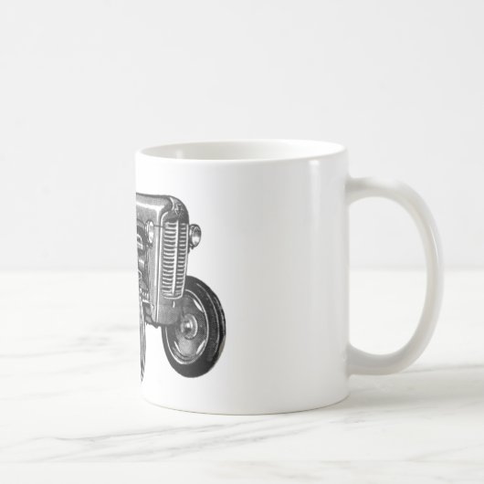 Vintage-Traktor Kaffeetasse (Rechts)