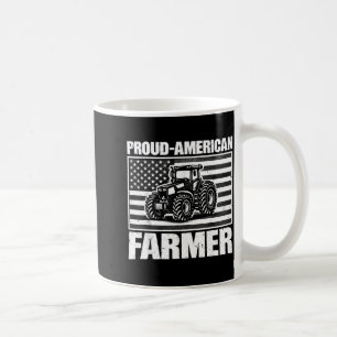 Vintage-Traktor USA-Flagge Stolz Amerikanischer La Kaffeetasse