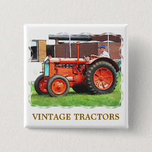 VINTAGE-TRAKTOREN BUTTON