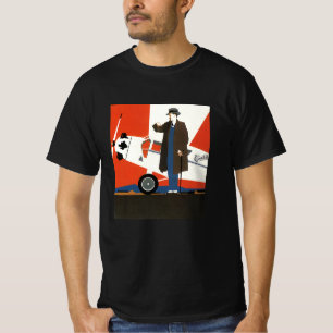 Vintage Transport, Propellerflugzeug und Pilot T-Shirt