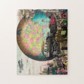 Vintage Transport Puzzle (Vertikal)