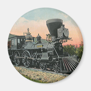 Vintage Transportation, Western Antique Coal Train Magnet