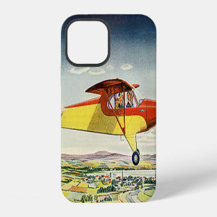 Vintage Transportflugzeug über landwirtschaftliche iPhone 12 Hülle
