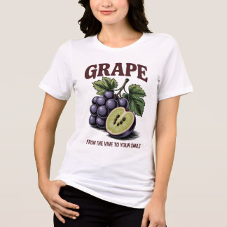 Vintage Traube - Vom Weinstock zum Lächeln Tri-Blend Shirt