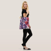 Vintage Trauben Farbe Herbstkarte Tasche (Am Model)