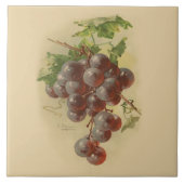 Vintage Trauben Fliese (Vorderseite)
