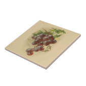 Vintage Trauben Fliese (Seite)