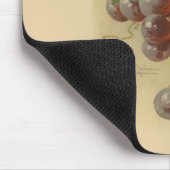 Vintage Trauben Mousepad (Ecke)