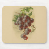 Vintage Trauben Mousepad (Vorne)