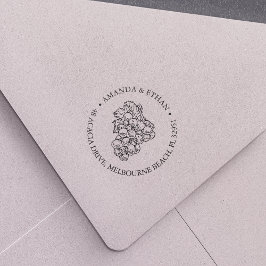 Vintage Trauben | RÜCKSENDEADRESSE Permastempel