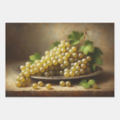 Vintage Trauben Stillleben Geschenkpapier Set (Vorderseite 3)