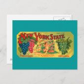 Vintage Traubenkiste Art Leere Postkarte (Vorne/Hinten)