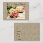 Vintage Traum-Geschäfts-Karte Visitenkarte (Vorne/Hinten)