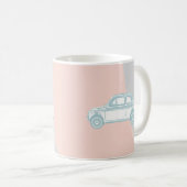 Vintage-Traumauto Kaffeetasse (VorderseiteRechts)