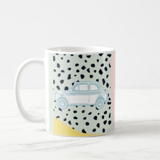 Vintage-Traumauto Kaffeetasse (Links)