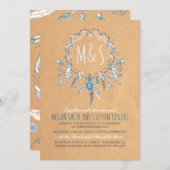 Vintage Träumerei Einladung (Vorne/Hinten)