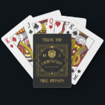 Vintage Trauzeugen Viktorianisch Style Modernes Mo Spielkarten<br><div class="desc">Genießen Sie Ihren besonderen Tag mit unseren exquisiten, Viktorianisch inspirierten Playing Card Trauzeugen Geschenken, die perfekte Mischung aus klassischer Eleganz und zeitgenössischem Flair. Diese sorgfältig gestalteten Spielkarten sind mehr als nur ein Deck; sie sind ein maßgeschneidertes, personalisiertes Geschenk, das Hochzeiten, Bachelor-Partys, Verlobungs-Partys und darüber hinaus eine Touch der Raffinesse verleiht....</div>