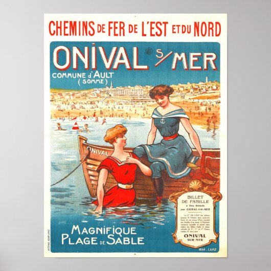 Vintage Travel Ad Poster (Vorne)