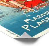 Vintage Travel Ad Poster (Ecke)