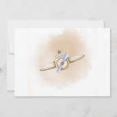 Vintage Travel Airplane Geburtstag Danke Karte (Rückseite)