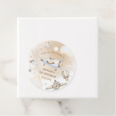 Vintage Travel Airplane Geburtstagsparty Begrüßung Geschenkanhänger (Beispiel)