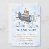 Vintage Travel Airplane Geburtstagsparty Einladung (Vorderseite)