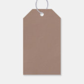 Vintage Travel Airplane Geburtstagsparty Geschenkanhänger (Rückseite)