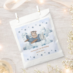 Vintage Travel Airplane Geburtstagsparty Geschenktütchen