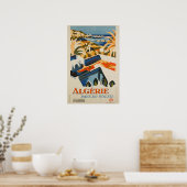 Vintage Travel - Algerie - Sun Country Poster (Küche)
