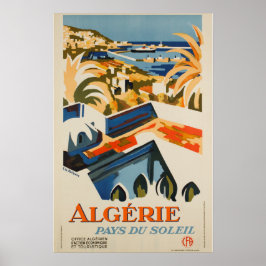 Vintage Travel - Algerie - Sun Country Poster
