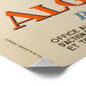 Vintage Travel - Algerien - Nordafrika Poster (Ecke)