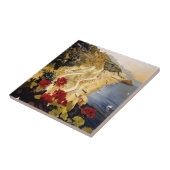 Vintage Travel Amalfi Italien Fliese (Seite)