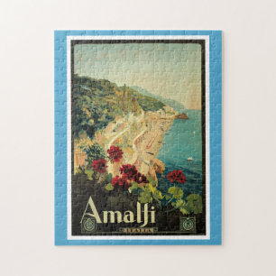 Vintage Travel Amalfi Italien Puzzle