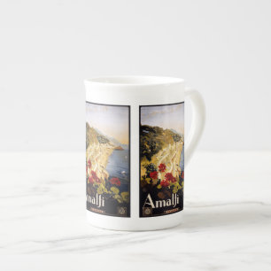Vintage Travel Amalfi Italien Tasse
