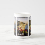 Vintage Travel Amalfi Italien Tasse (Vorderseite)