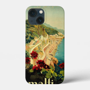 Vintage Travel, Amalfi Italienischer Küstenstrand Case-Mate iPhone Hülle