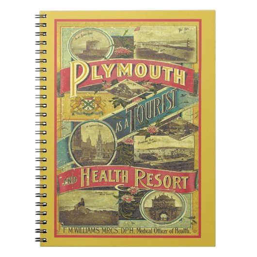 Vintage Travel and Tourist Guide England Notizblock (Vorderseite)