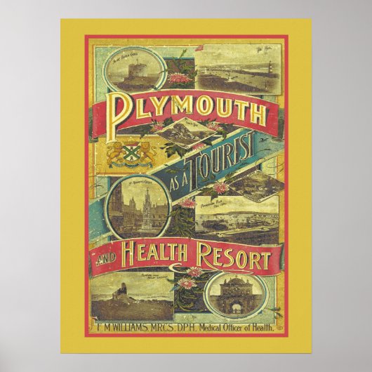 Vintage Travel and Tourist Guide England Poster (Vorne)