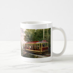 Vintage Travel and Transportation Electric Trolley Kaffeetasse