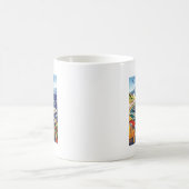 Vintage Travel Athens Griechenland Kaffeetasse (Mittel)
