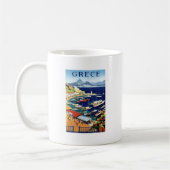Vintage Travel Athens Griechenland Kaffeetasse (Links)