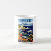 Vintage Travel Athens Griechenland Kaffeetasse (Mittel)