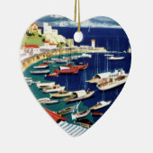 Vintage Travel Athens Griechenland Keramik Ornament (Rechts)